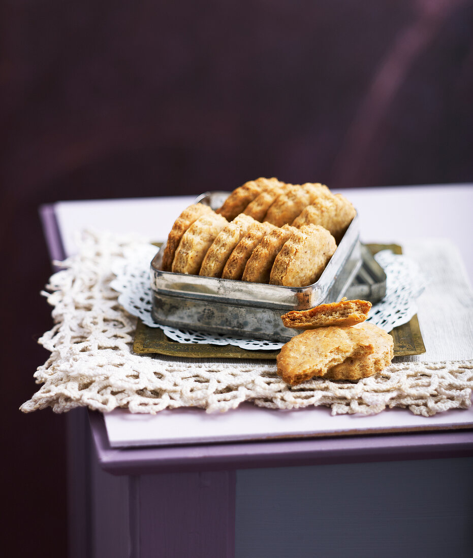 Hazelnut Palets Bretons cookies
