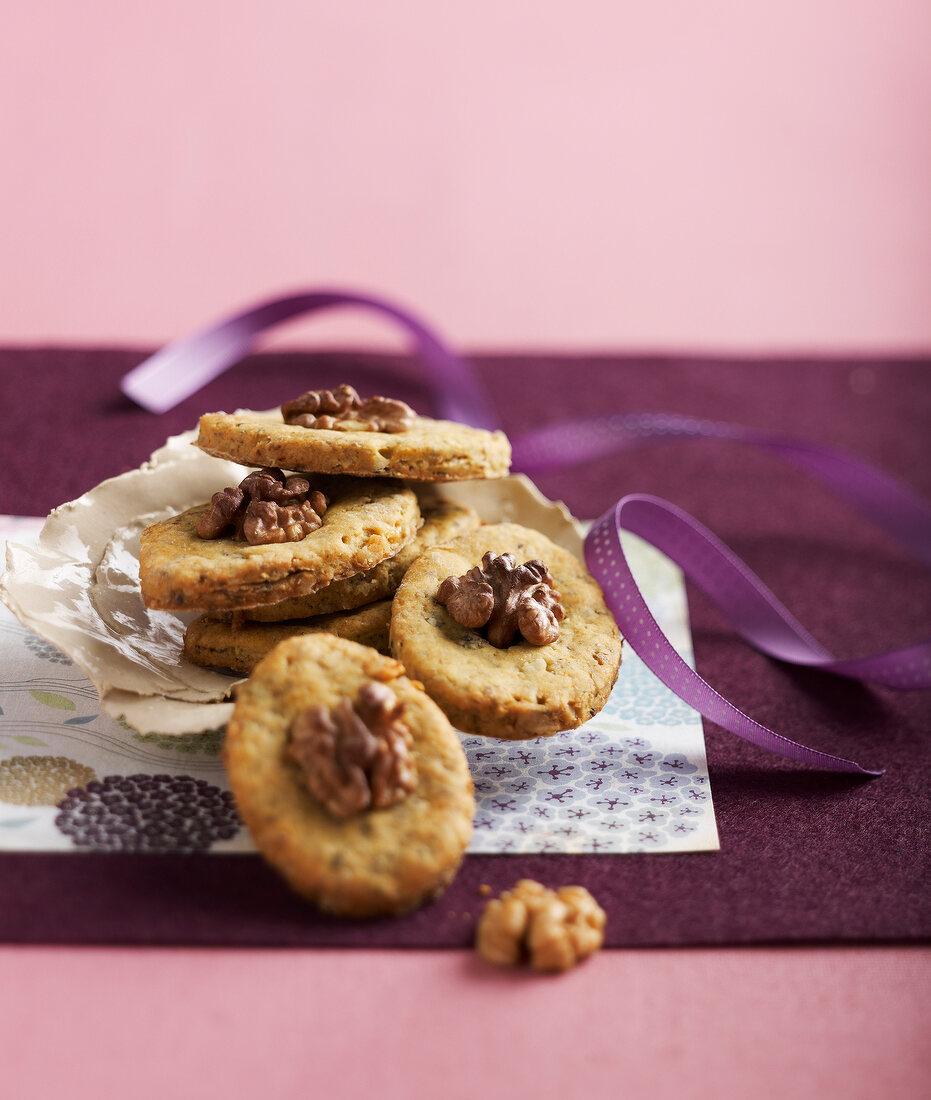 Herzhafte Roquefort-Walnuss-Kekse