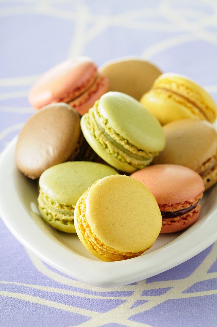 Verschiedene bunte Macarons