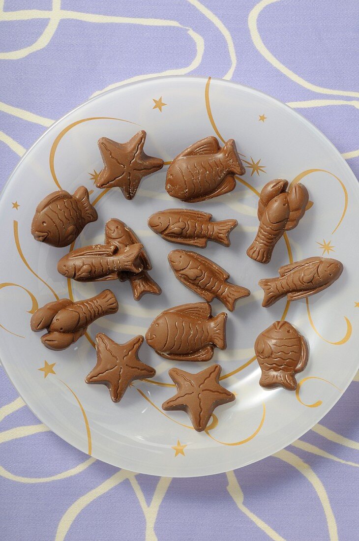 Chocolate fishes