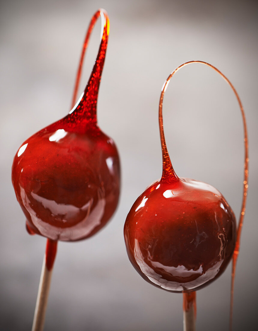 Candy apple-style chestnuts