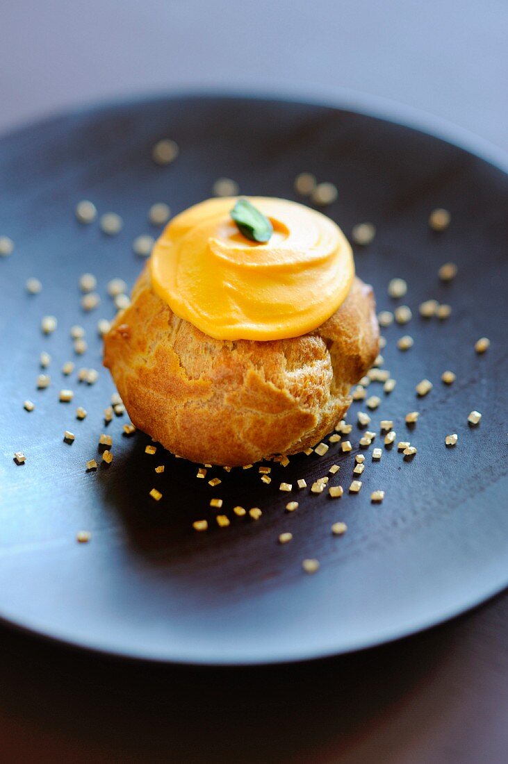 Butternut squash cream puff