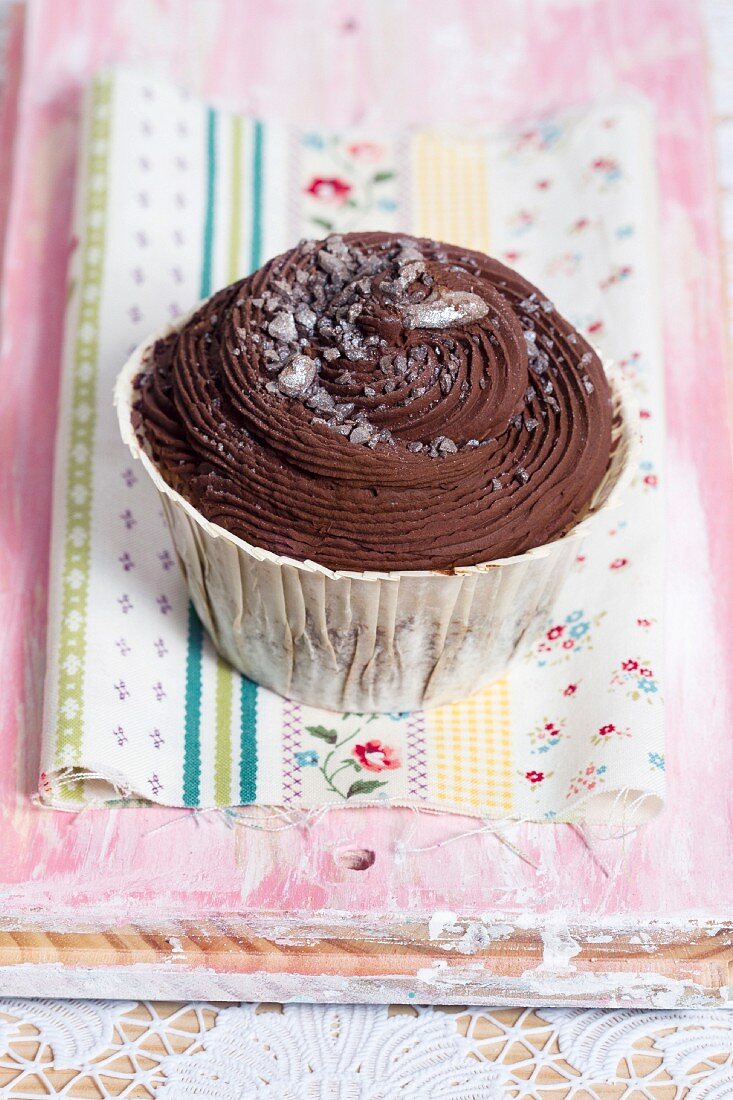 Schokoladen-Cupcake