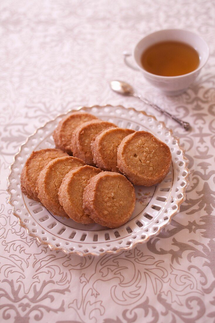 Biscuits aristocrate (Traditionelle Mandelplätzchen, Loiretal)