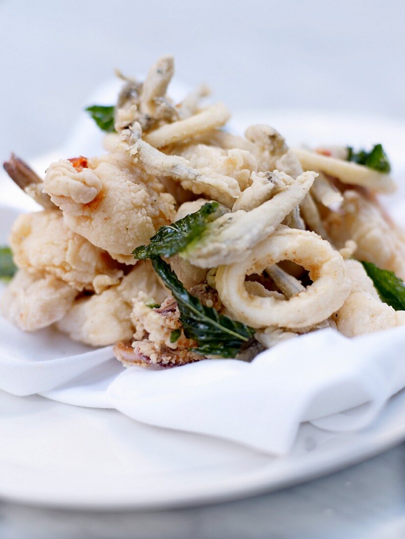 Fried calamaries