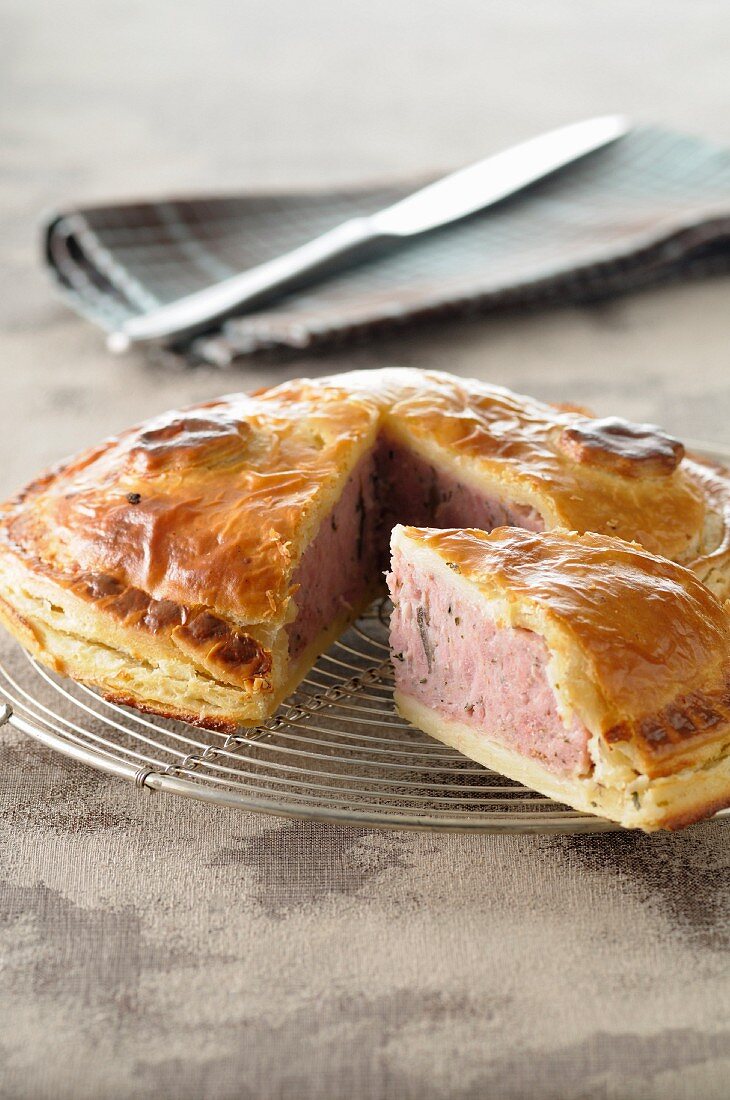 Meat and Riesling pie