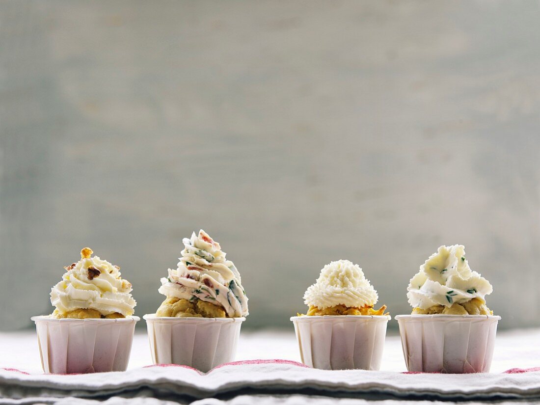 Assortment of cupcakes