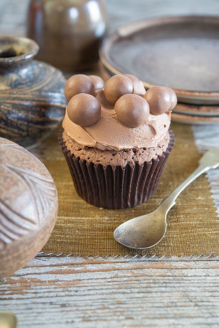 Milchschokoladen-Cupcakes