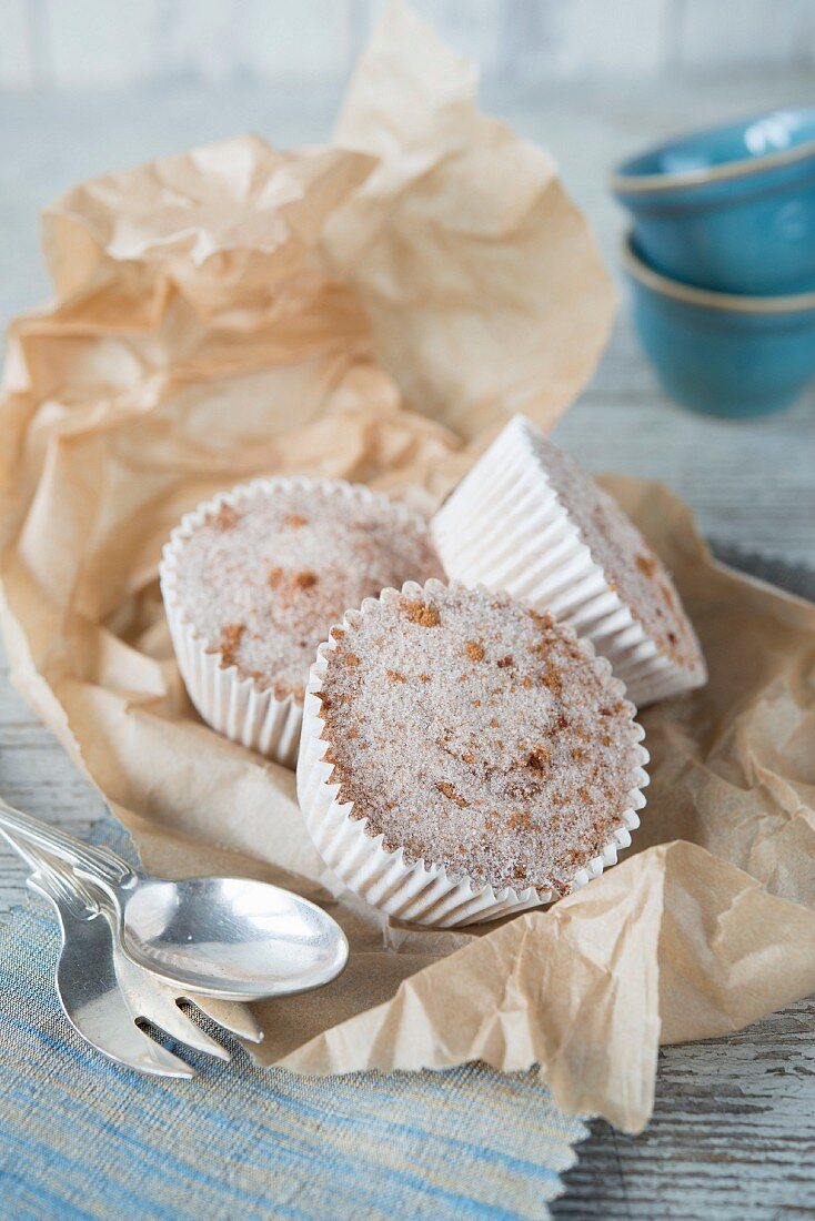 Almond and coconut cupcakes