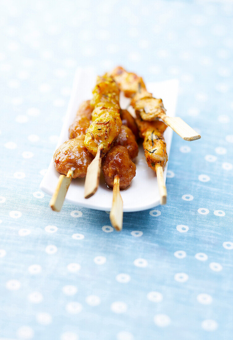 Yakitori-Hähnchenspiesse, Japan