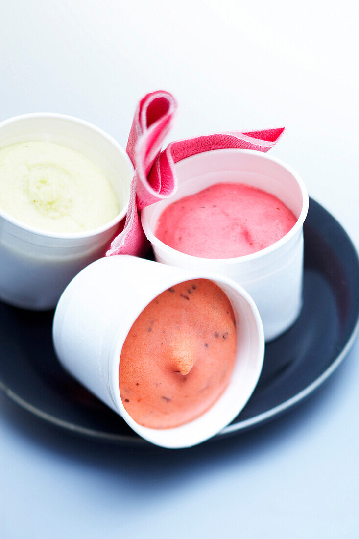 Fruit Ice Cream Trio