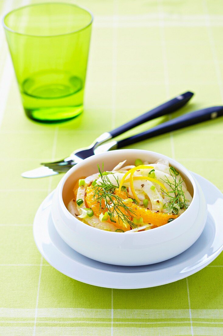 Fennel and orange salad