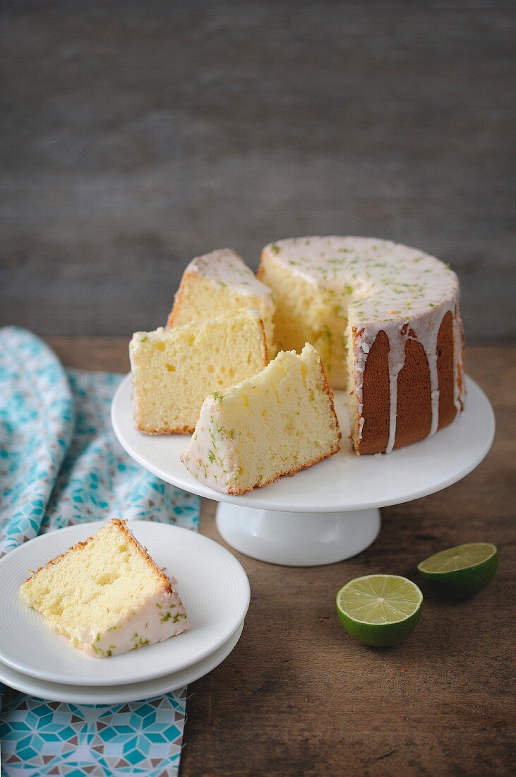 Lime Chiffon cake