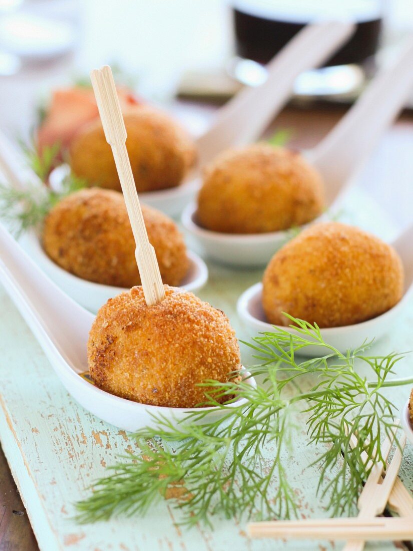 Kroketten mit Schinken