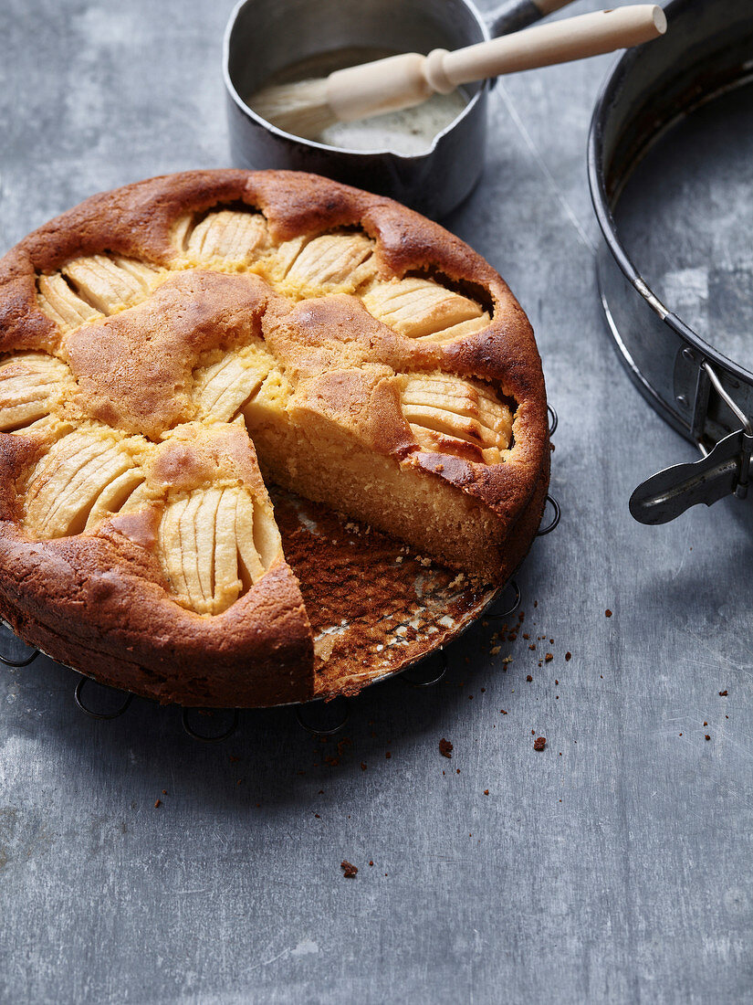 Versunkener Apfelkuchen