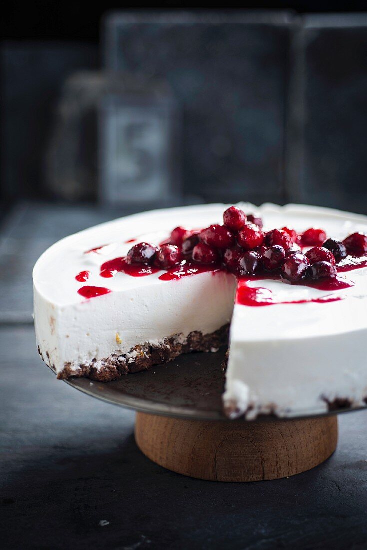 Cheesecake mit Beeren