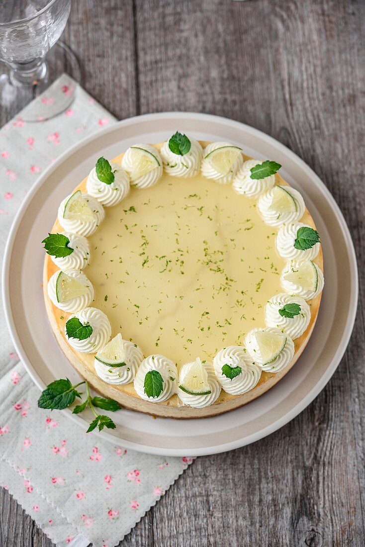 Mojito-Cheesecake