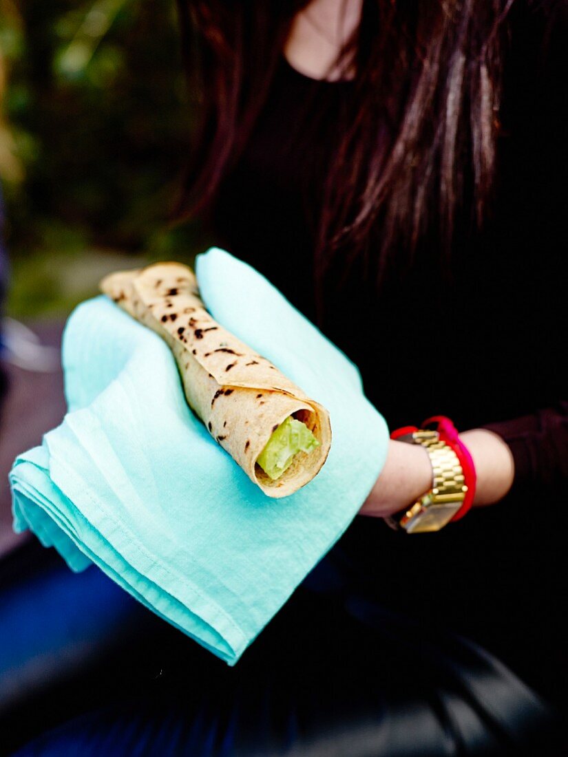 Oriental-style wrap