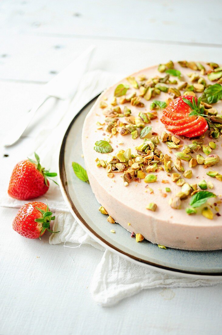 Strawberry cheesecake