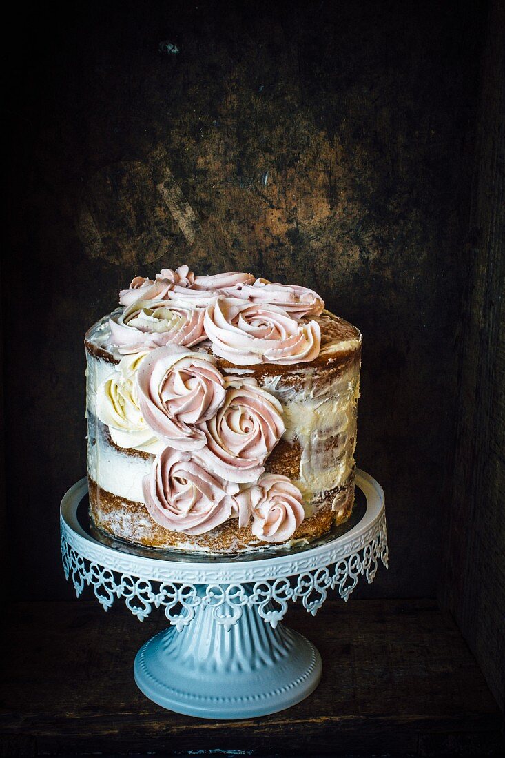 Vanilletorte mit Earl Grey-Buttercreme