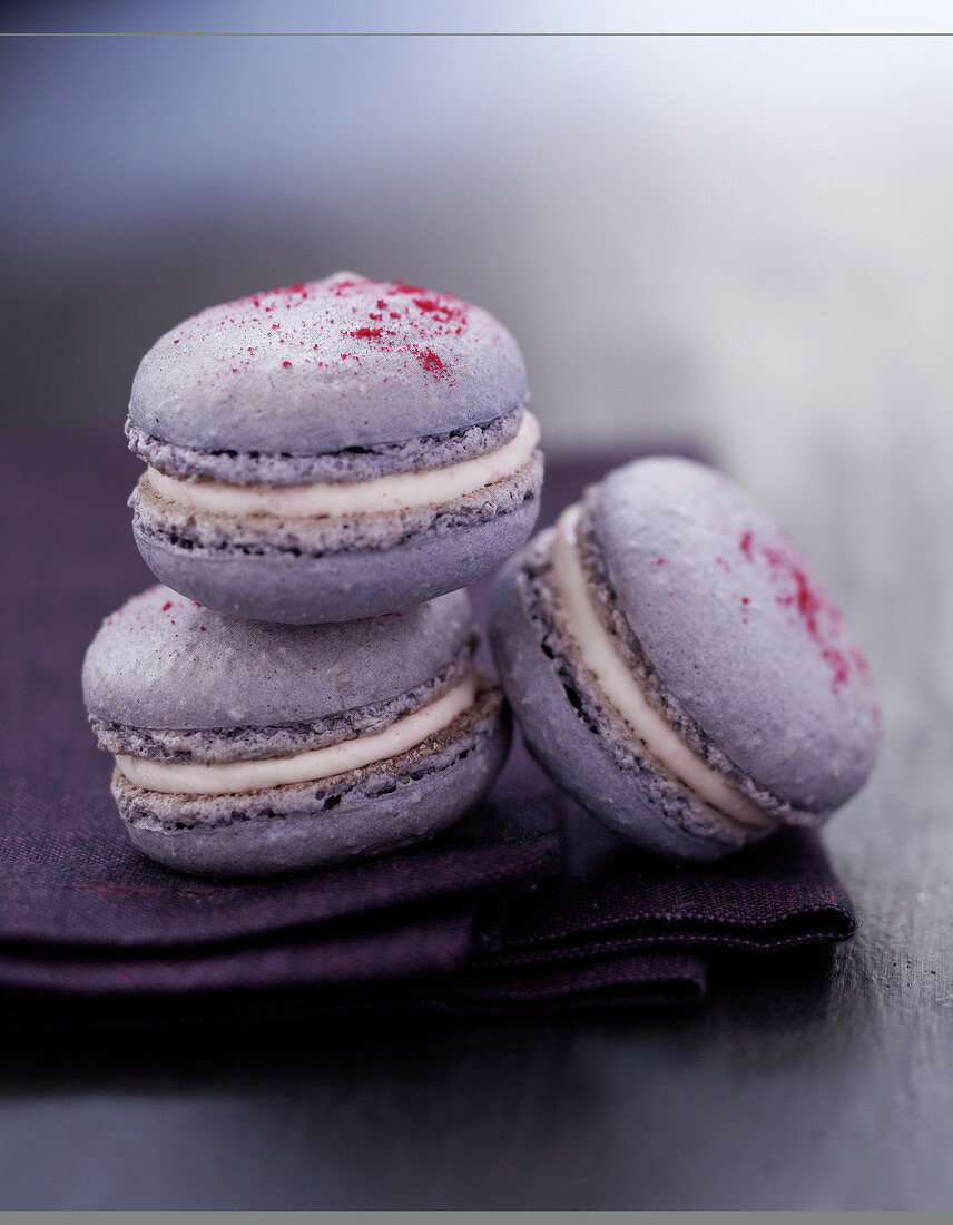 Lavander and white chocolate Macarons