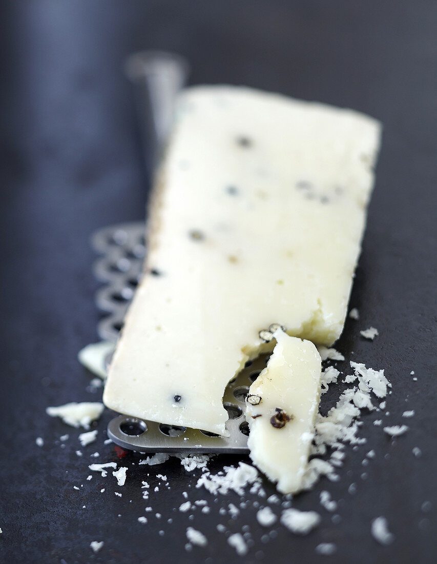 Portion of peppery parmesan