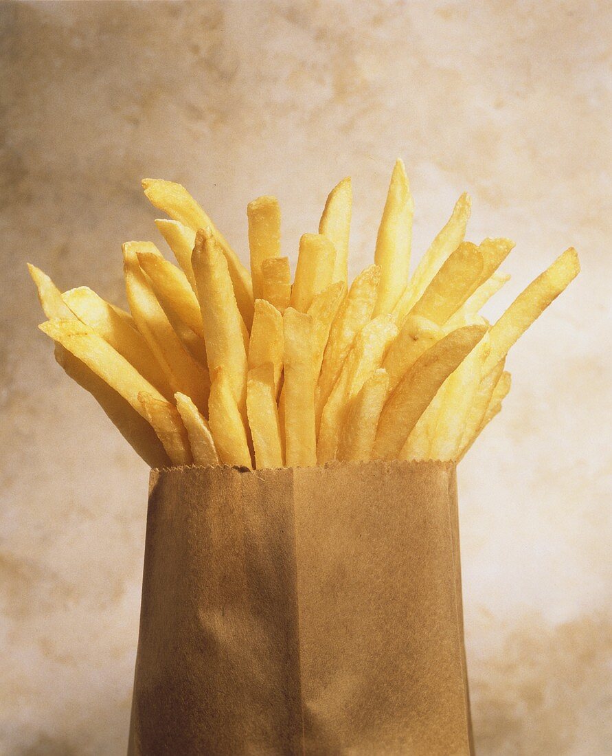 Brown Bag of French Fries