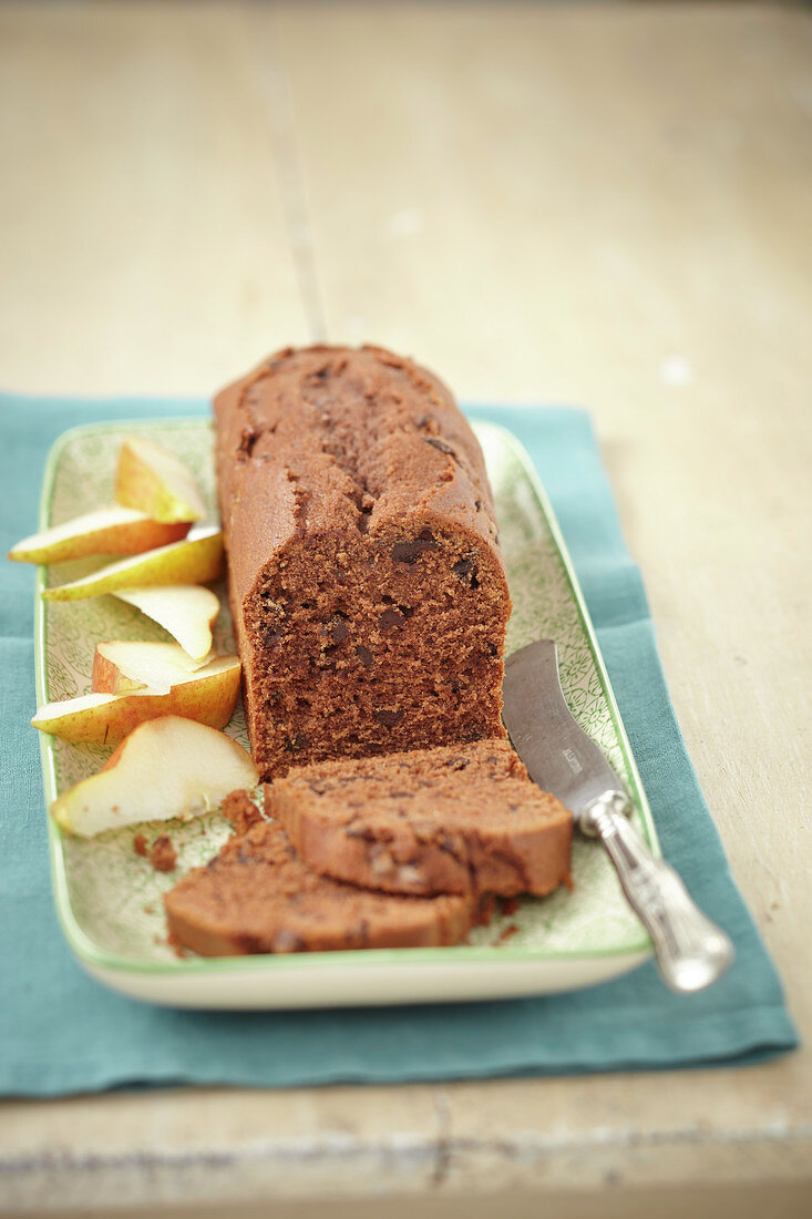 Schokoladenkuchen mit Maury-Süsswein