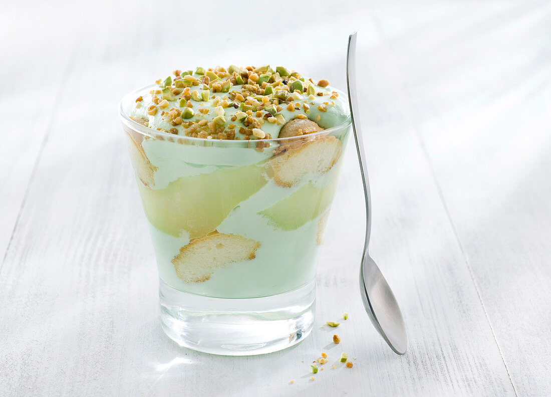 Pistachio tiramisu