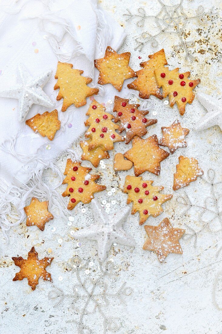 Christmas shortbread biscuits