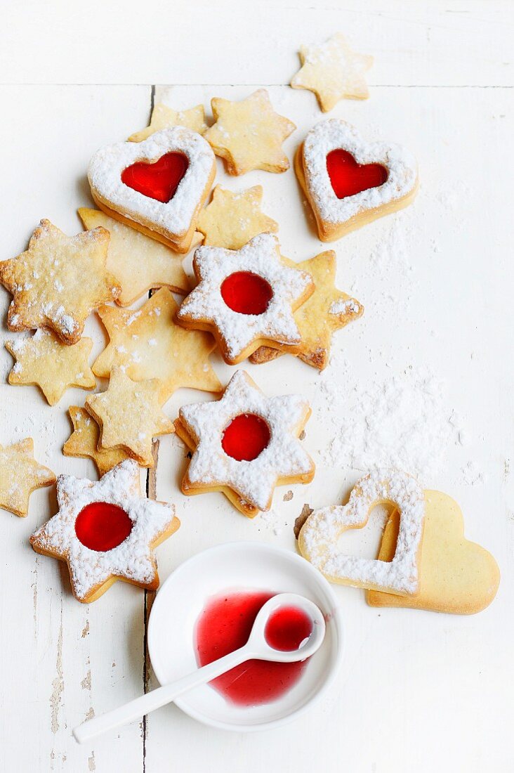 Gefüllte Plätzchen zu Weihnachten