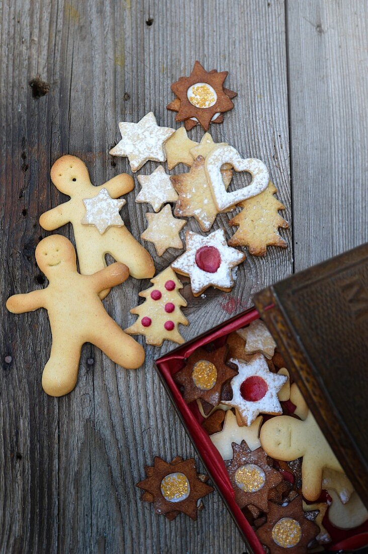 Assortment of Christmas biscuits