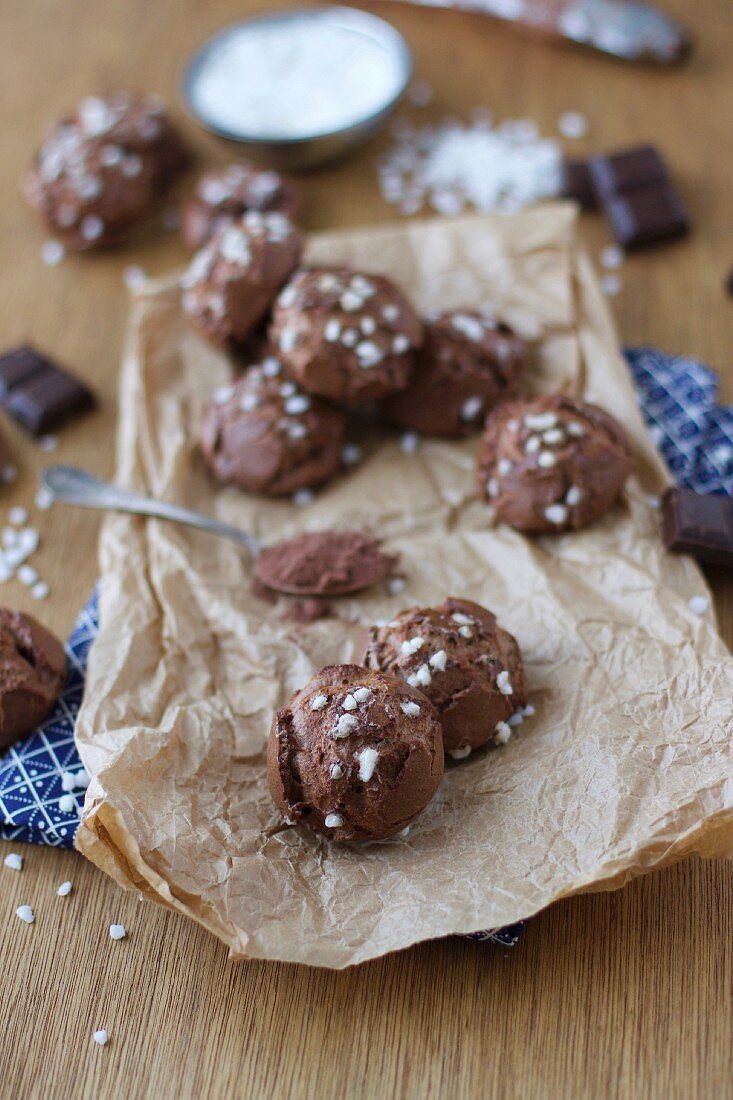 Chocolate Chouquettes