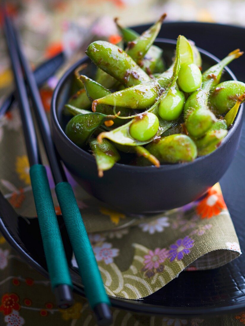 Spicy Edamame beans