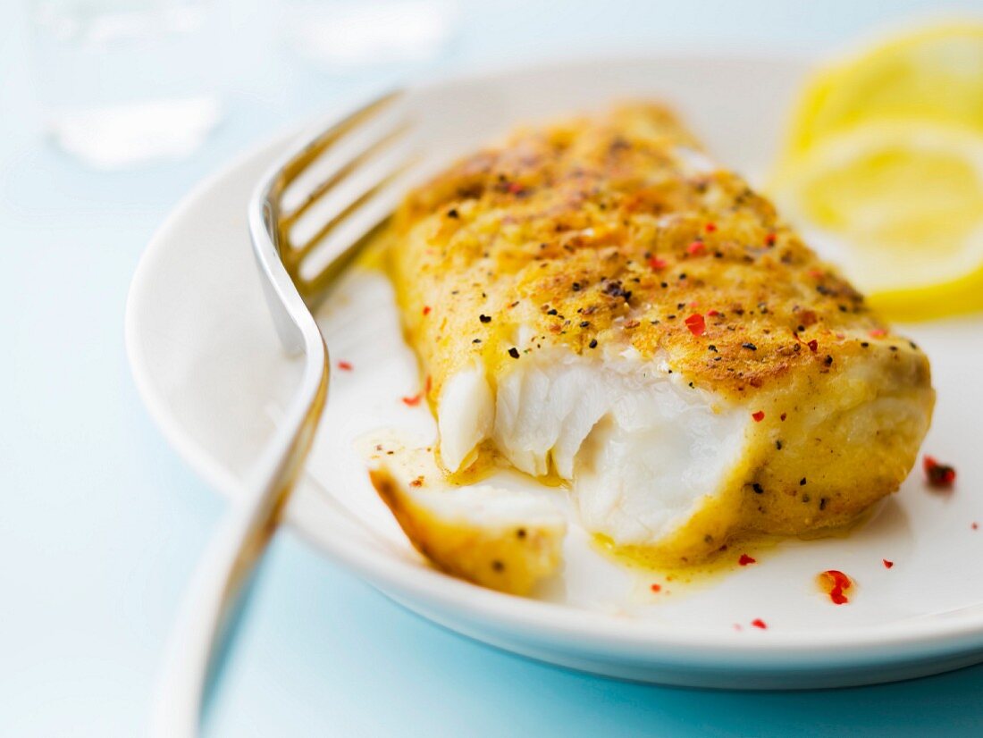 Curried pollock
