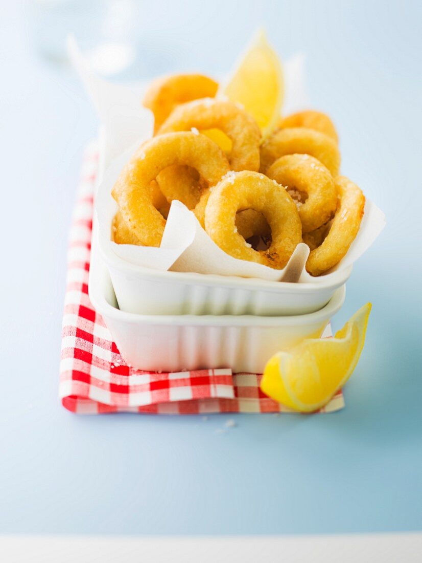 Fried calamary rings