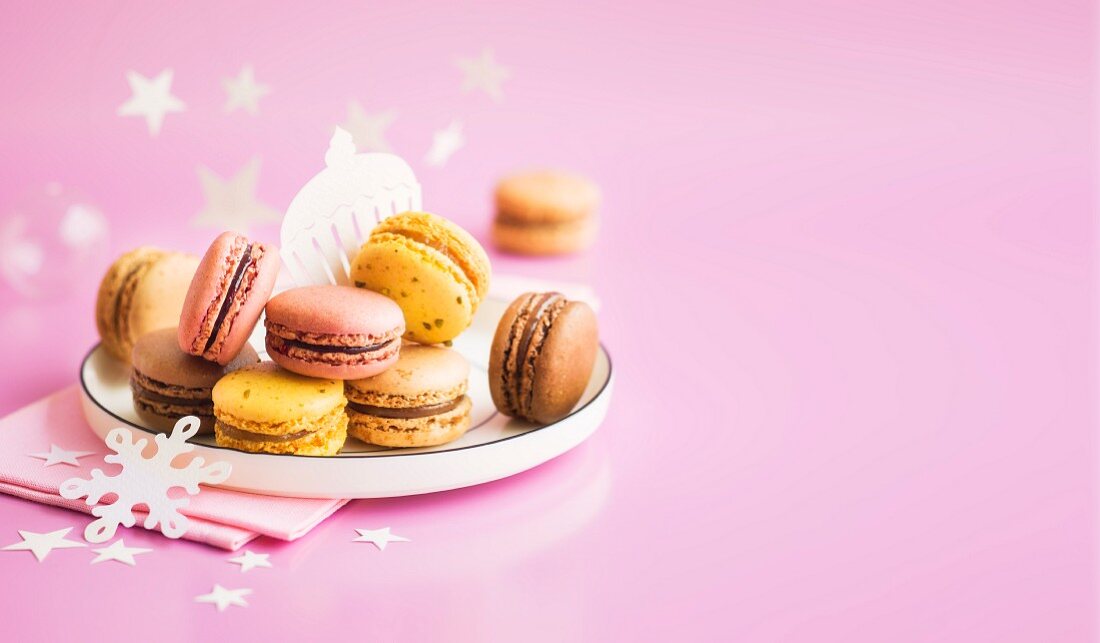 Assortment of Macarons