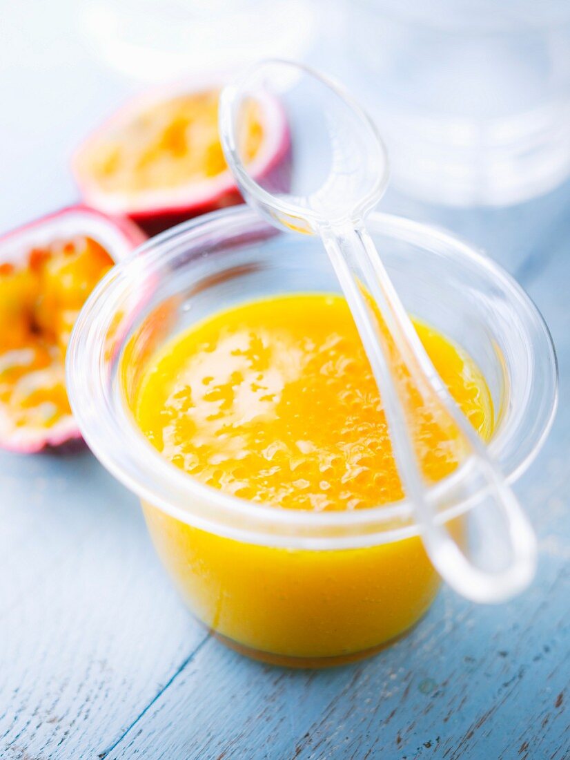 Passionfruit coulis