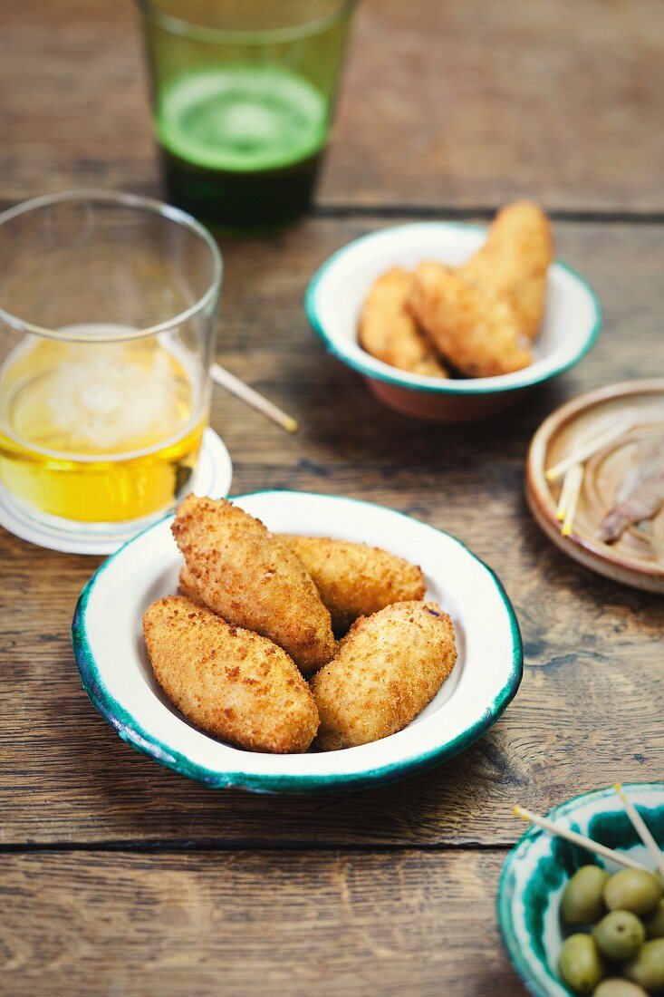 Cheese and potato croquettes