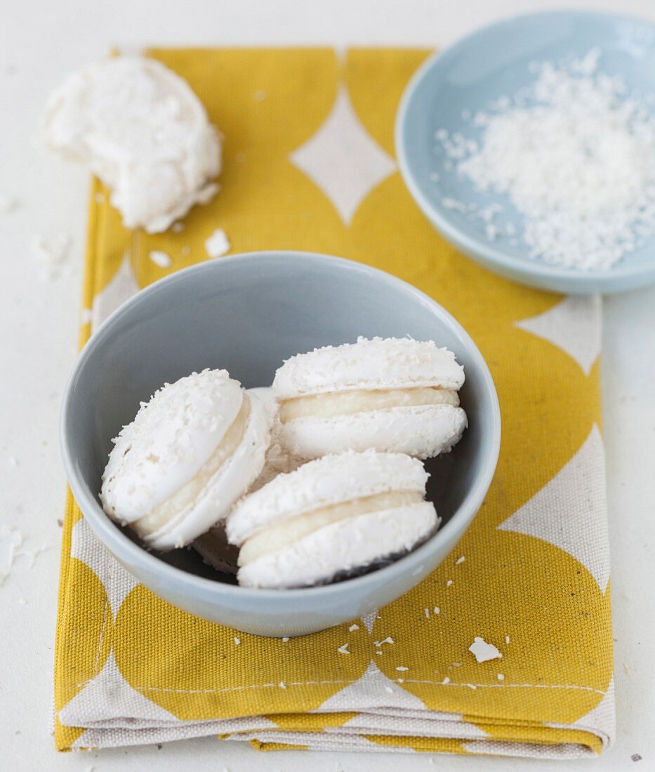 Coconut Macarons