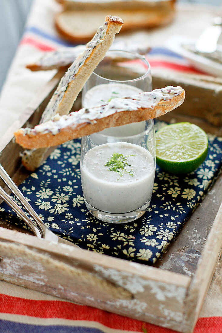 Lime-flavored oyster