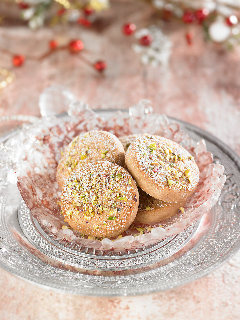 Polvorones (krümeliges Schmalzgebäck aus Spanien)