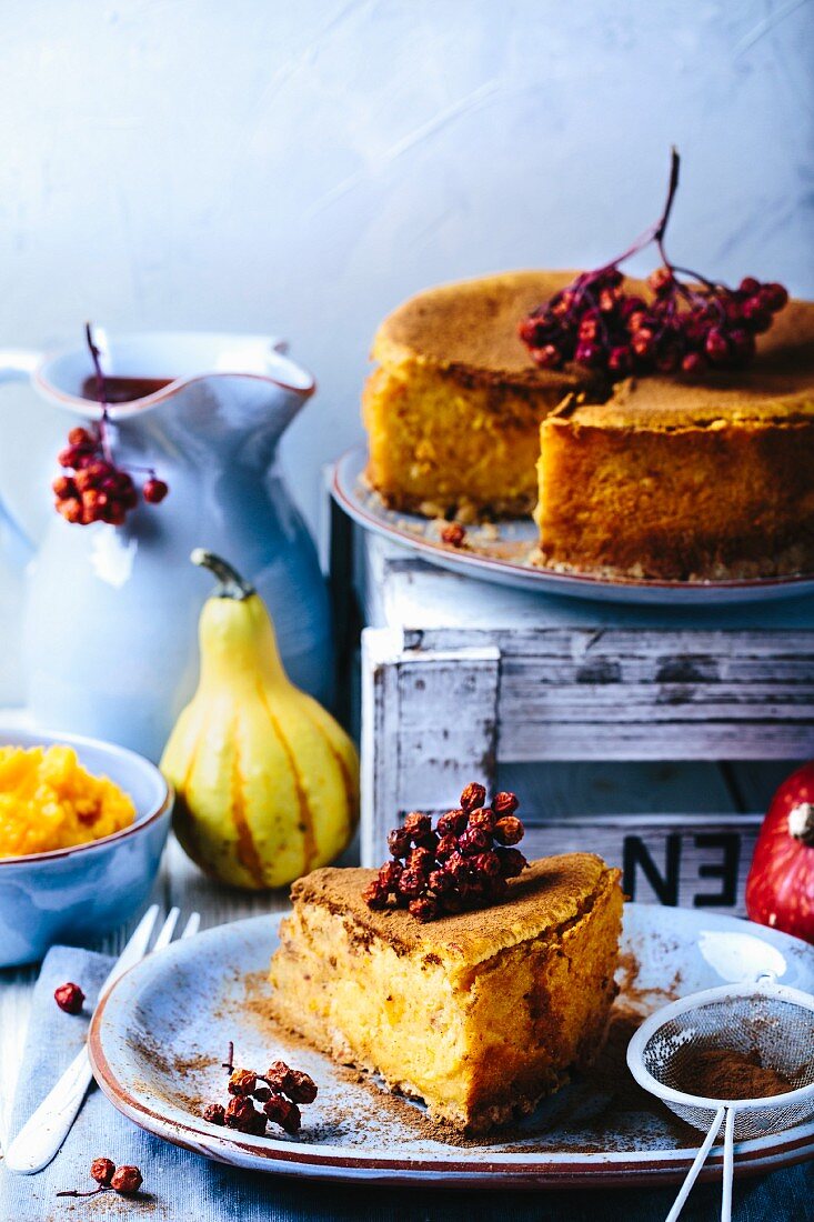 Pumpkin cheesecake