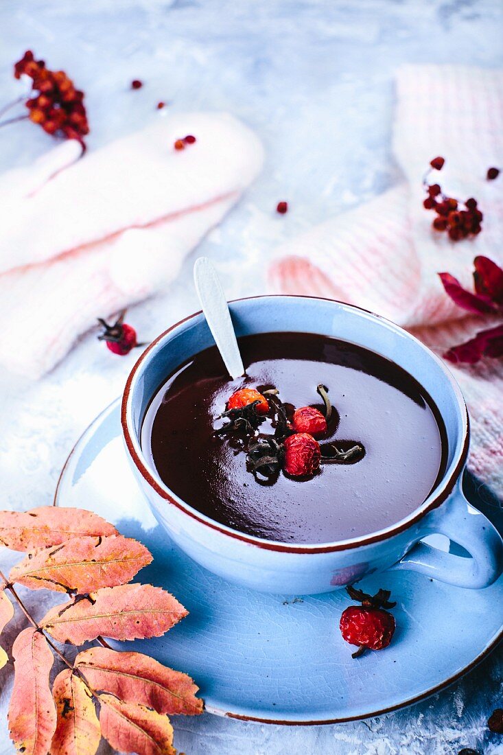 Autumn hot chocolate