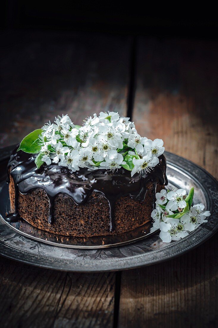 Courgette and chocolate cake