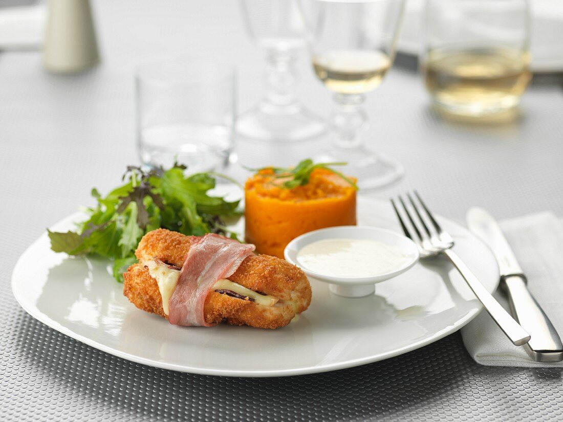 Hausgemachtes Cordon bleu