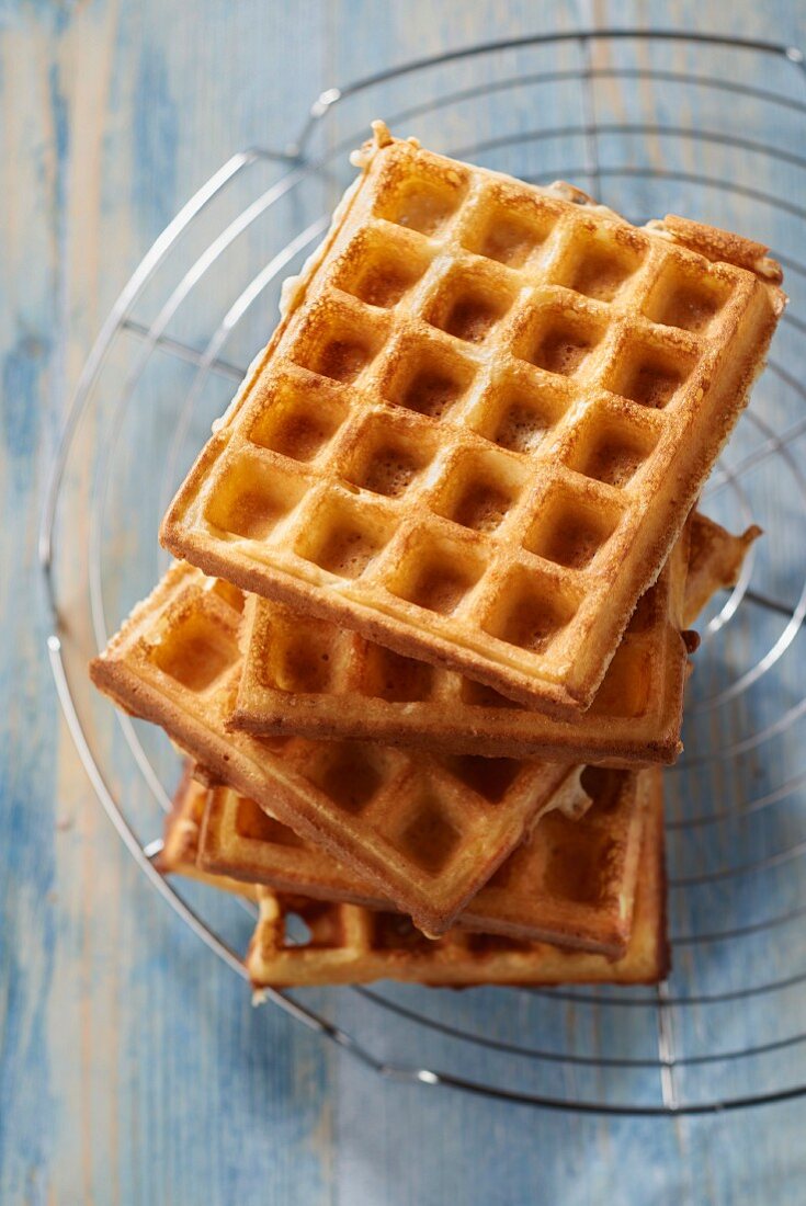 Plain waffles from Brussels