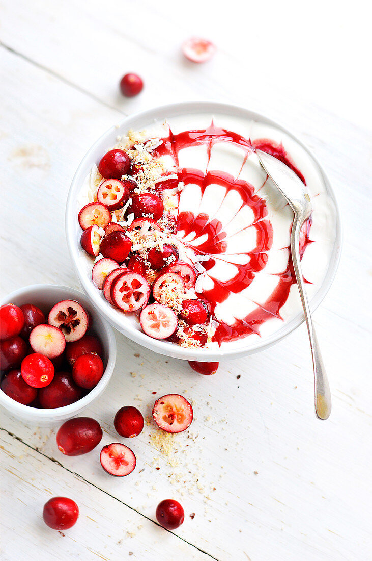 Fruit Bowl mit Cranberries