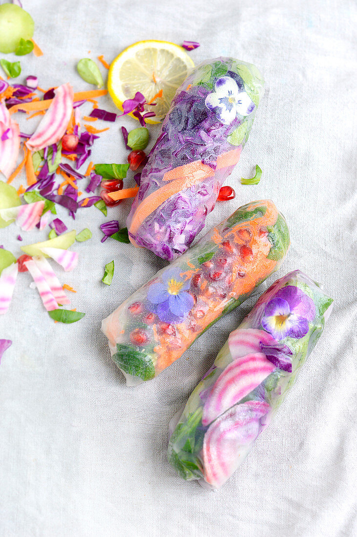 Veggie spring rolls