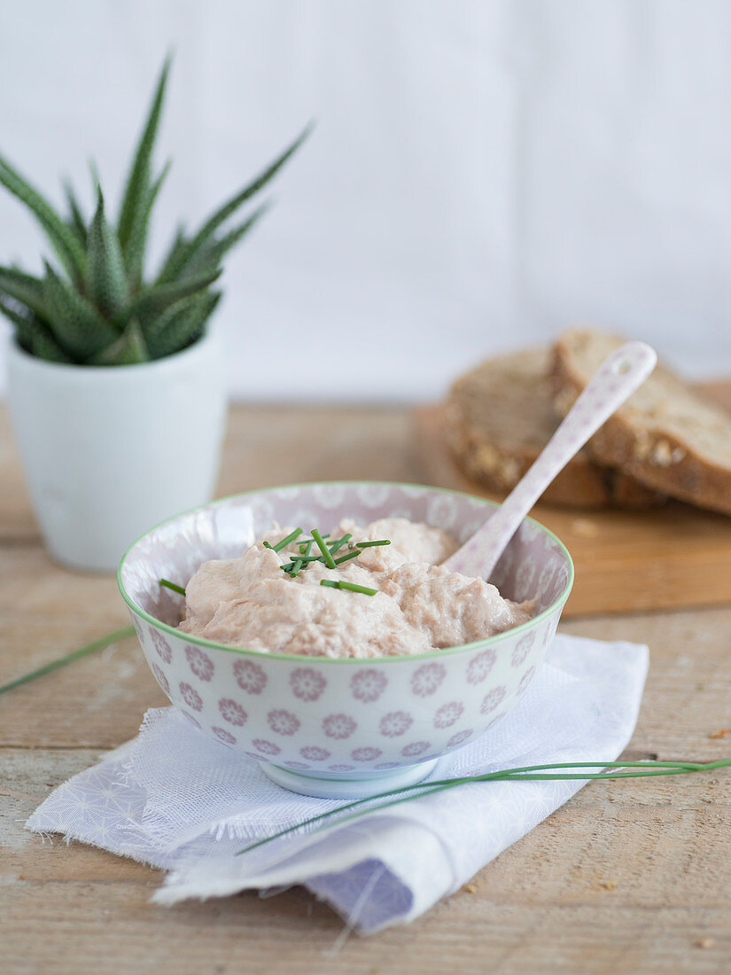 Cream cheese-tuna spread